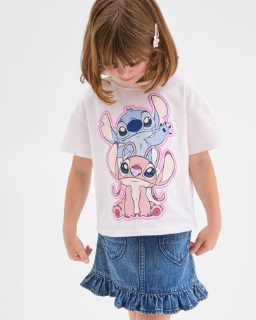 Disney Lilo & Stitch Australian Cotton Print T-Shirt
