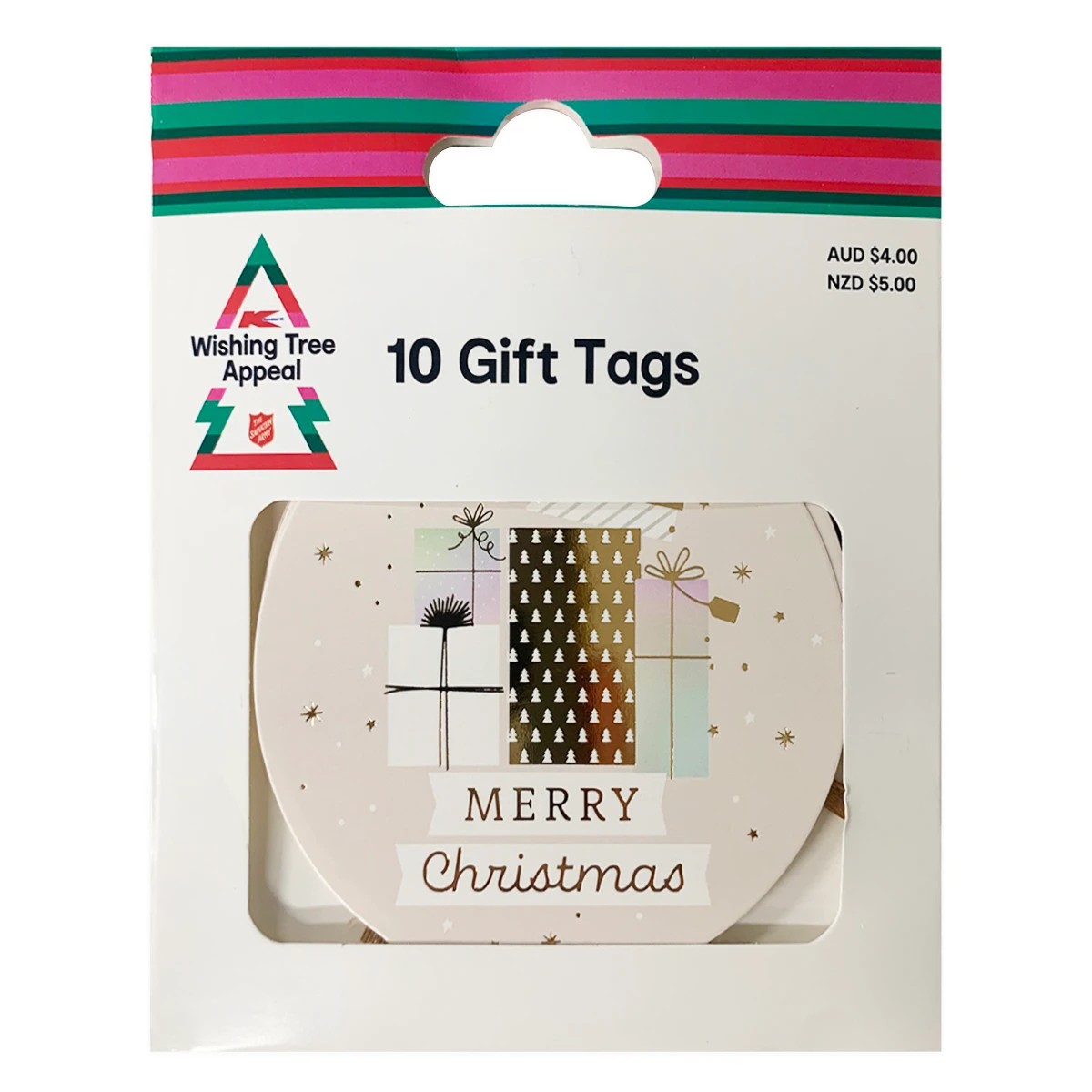 Wishing Tree 10 Pack Christmas Gift Tags - Assorted 3 of 6
