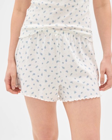 Lily Loves Pointelle Sleep Shorts