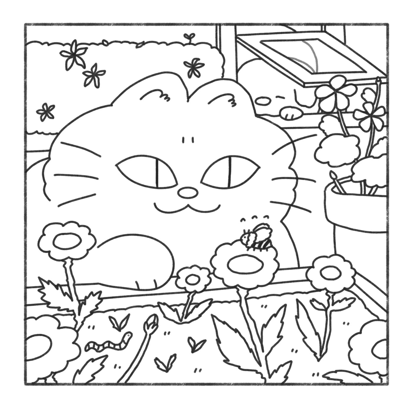 Cosy Cats 'n' Dogs: Cute and Relaxing Colouring Book by Cherry Lam - Book 3 of 4