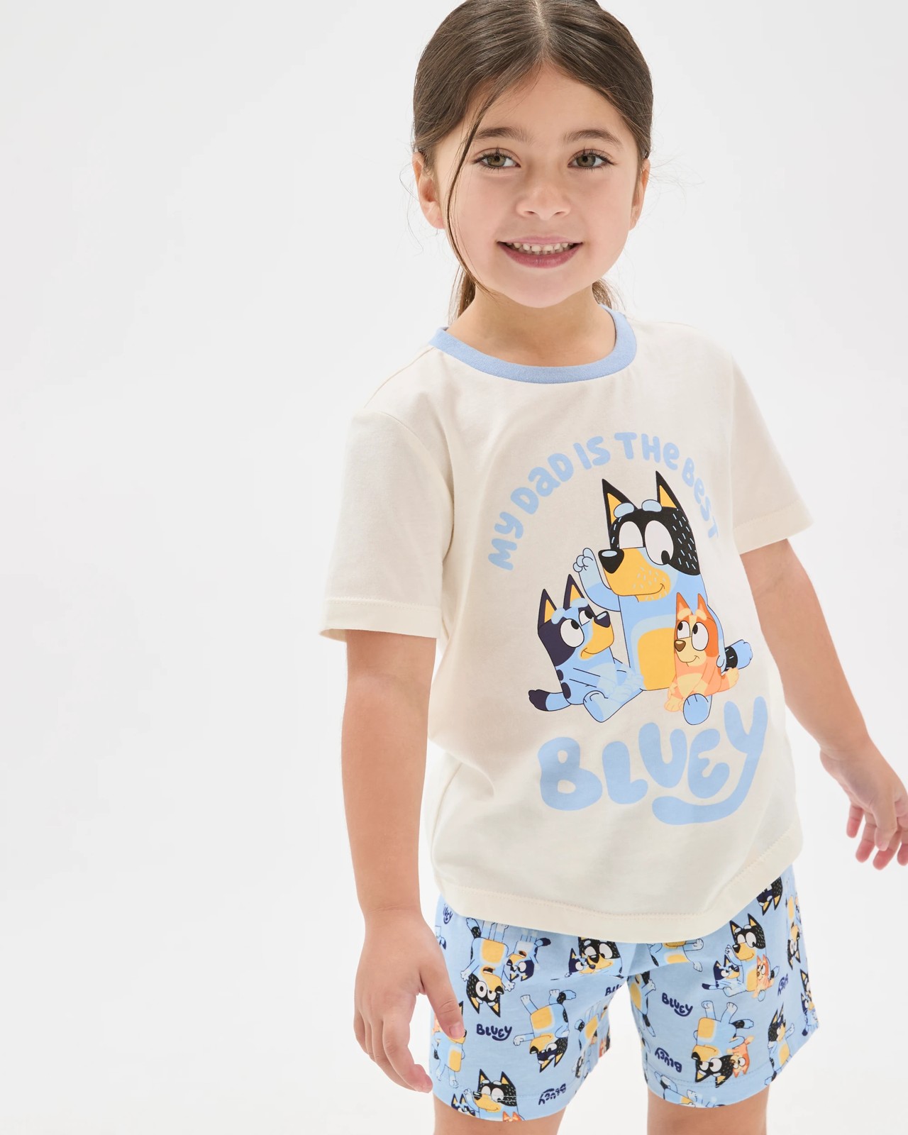 Family Matching Bluey Australian Cotton Younger Kids Pyjama Set 3 of 6