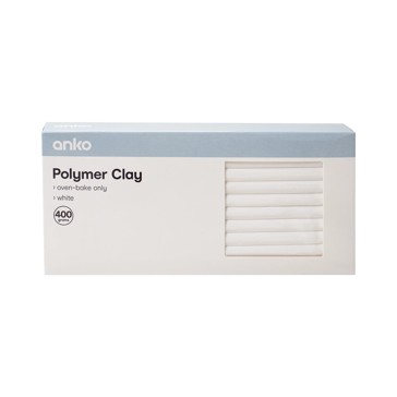 Polymer Clay, White - Anko