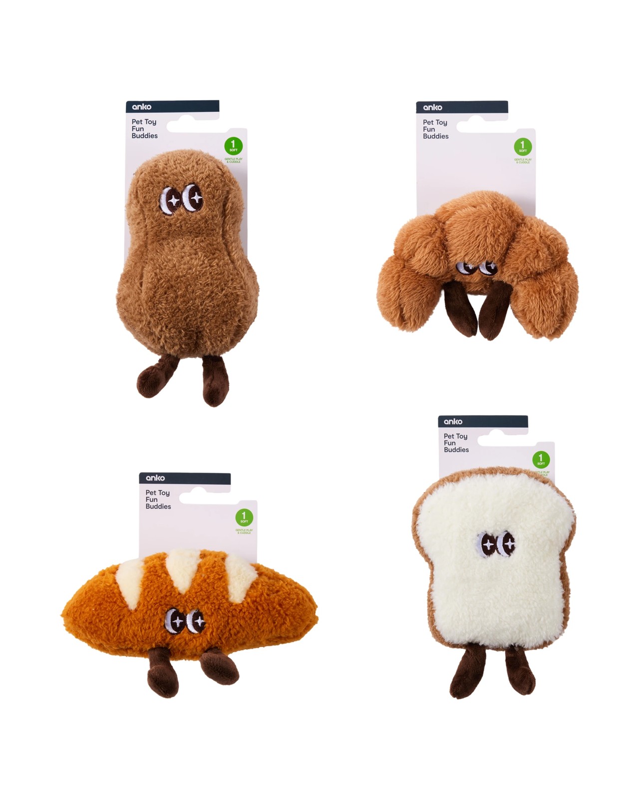 Pet Toy Fun Buddies  - Assorted - Anko 3 of 3