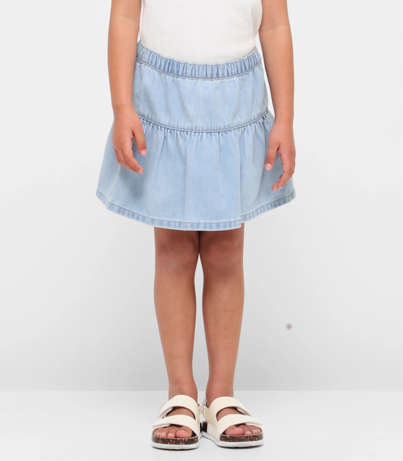 Flounced Hem Denim Skirt | Target Australia