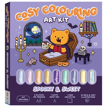 Art Maker Cosy Colouring Art Kit: Spooky and Sweet - Book