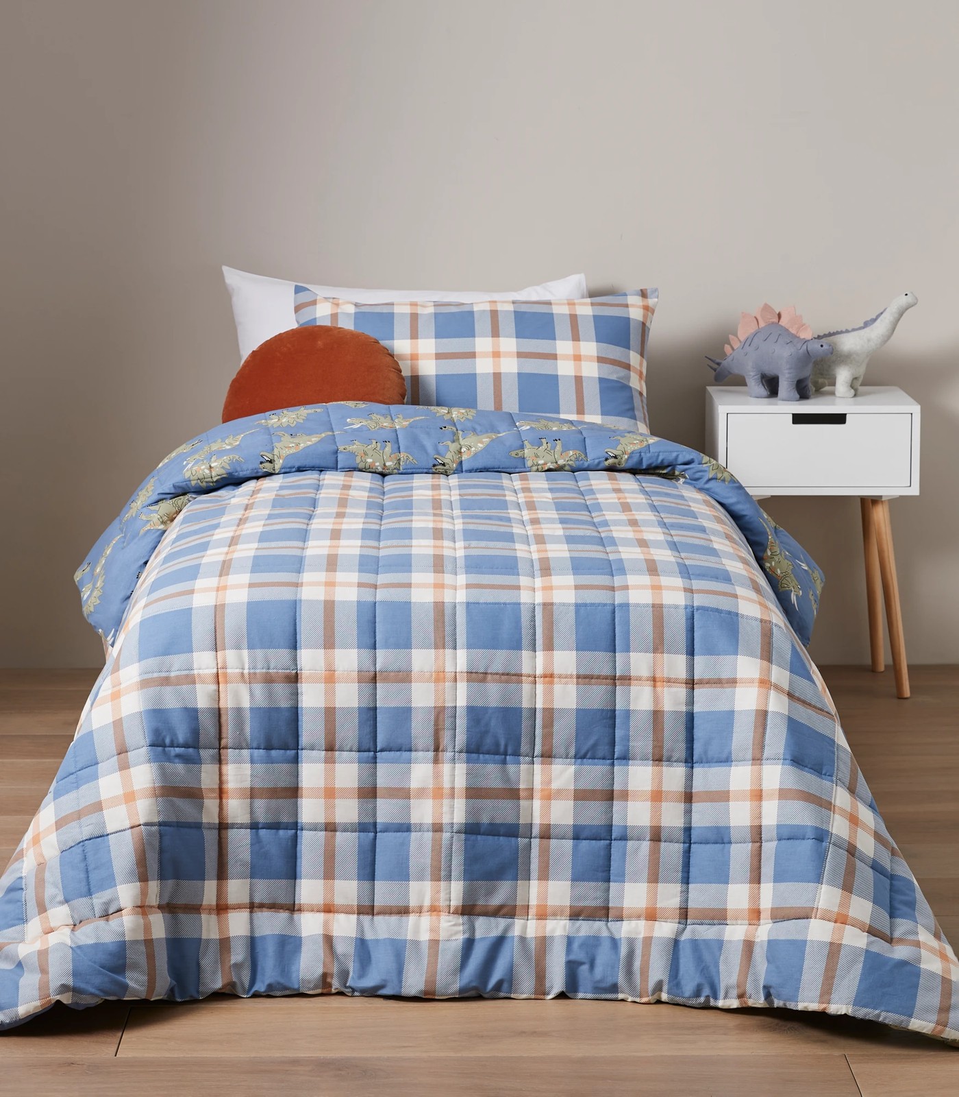 Finn Check Kids Comforter Set Target Australia