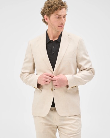 Preview Linen Blend Tailored Suit Jacket