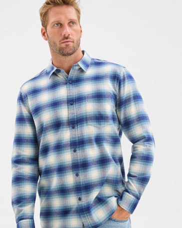 Australian Cotton Long Sleeve Flannelette Shirt