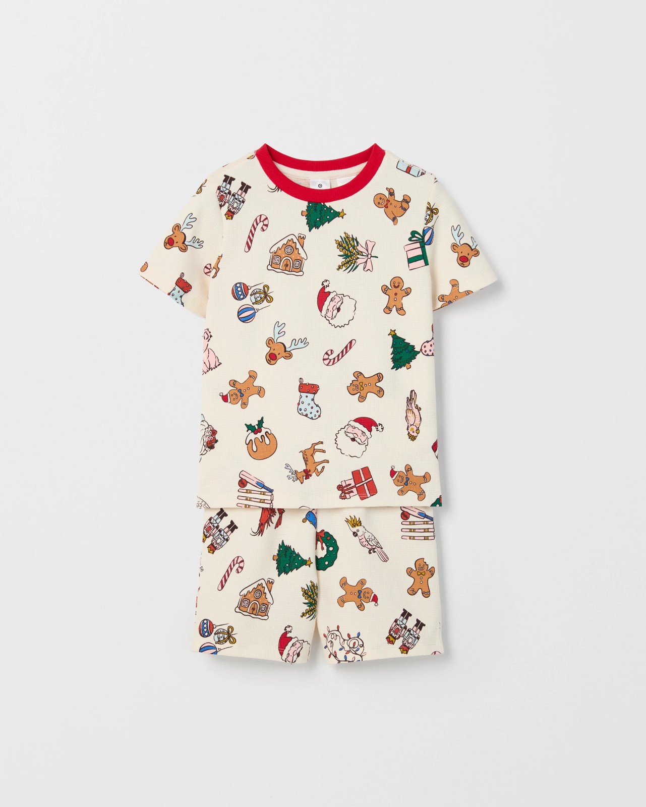 Family Matching Christmas Australian Cotton Younger Kids Pyjama Set - Christmas Icons 5 of 5