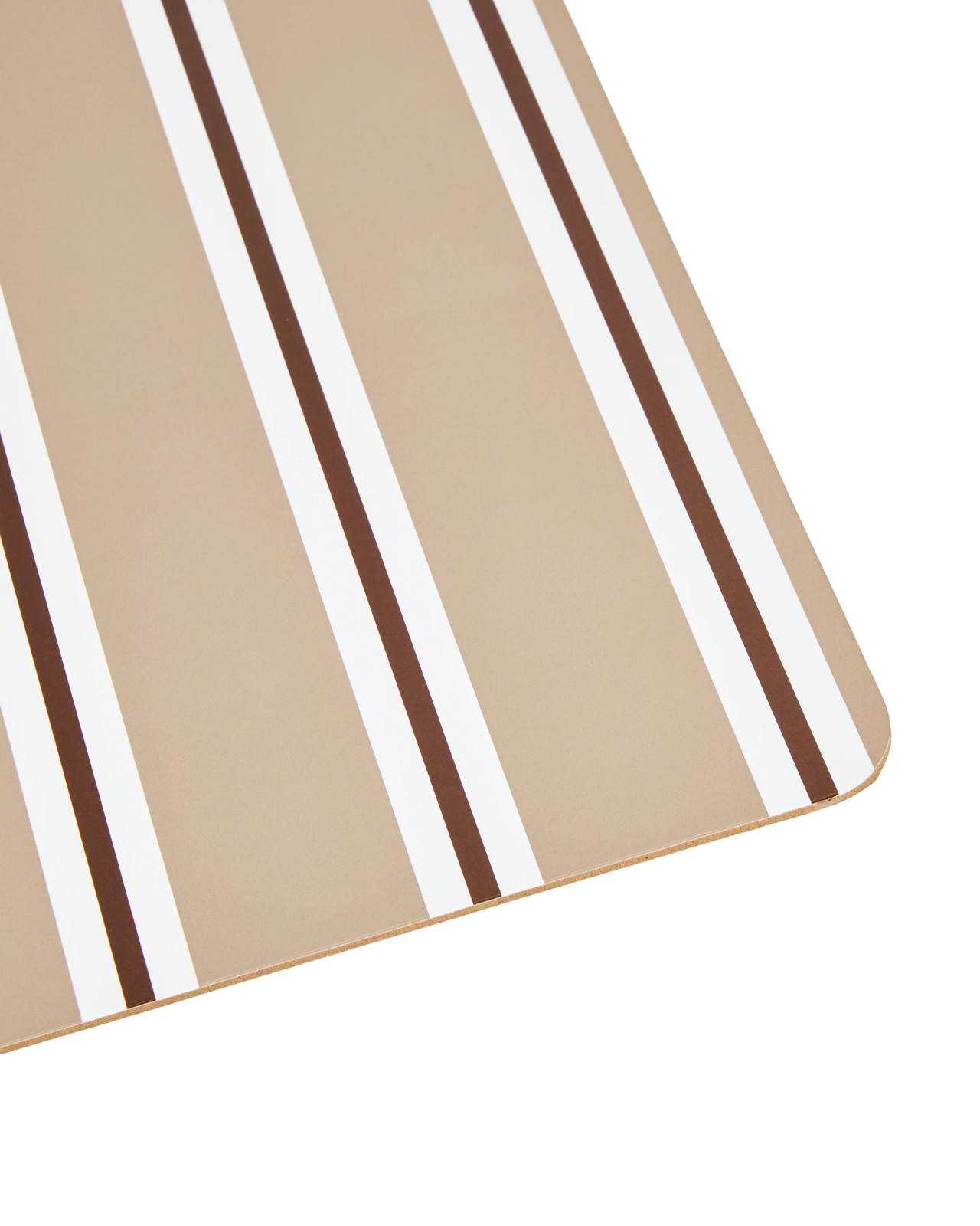 Anko Stripe Corkback Placemat - Mocha 2 of 3