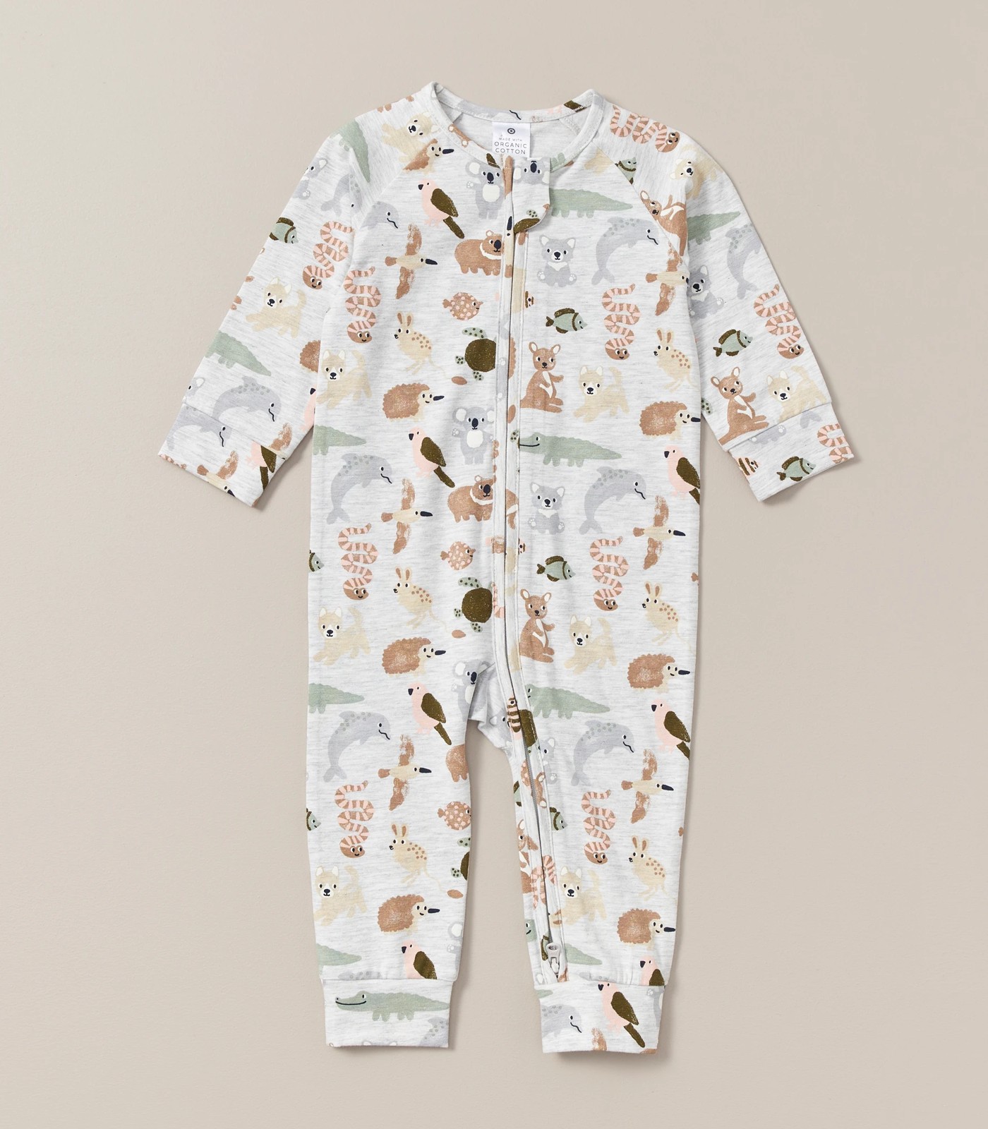 Baby Organic Cotton Footless Coverall 3 of 6