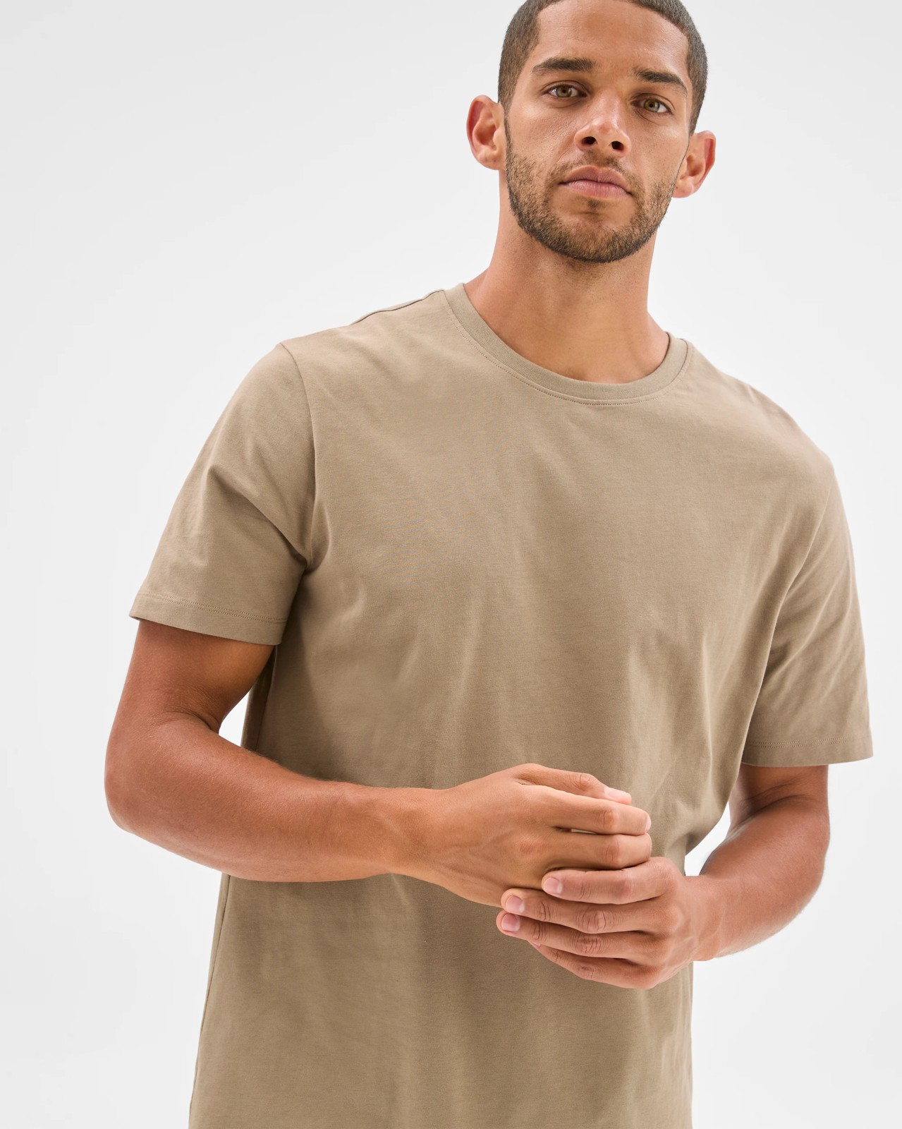 Australian Cotton T-Shirt - Mushroom 3 of 6