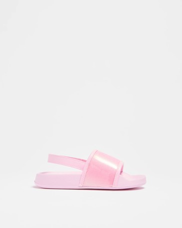 Girls Junior Glitter Slide