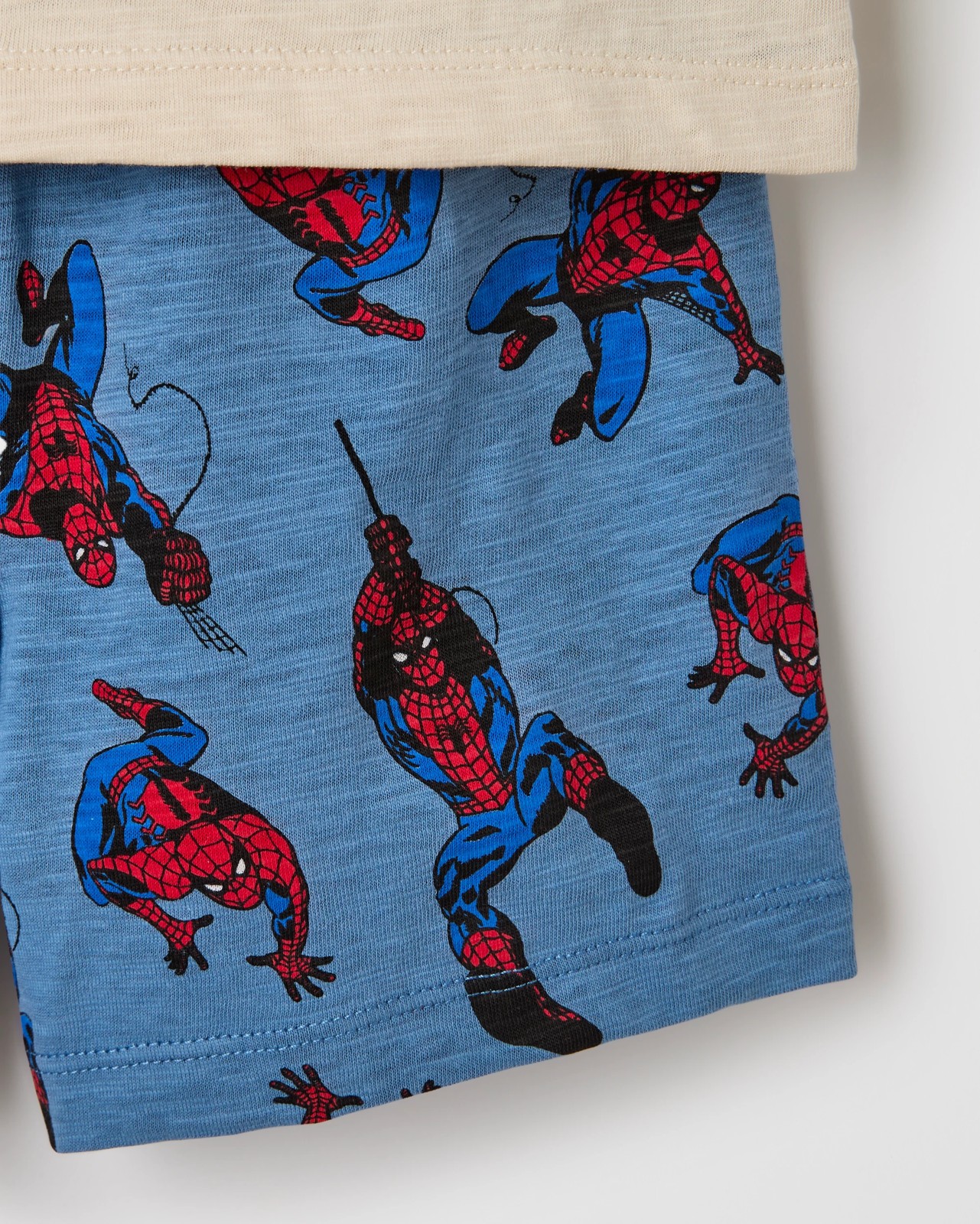 Marvel Spider-Man Australian Cotton Younger Boys Raglan Sleeve Knit Pyjama Set 2 of 4