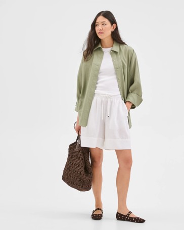 European Linen Long Sleeve Shirt