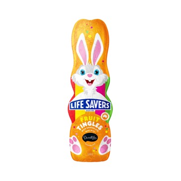 Darrell Lea Milk Fruit Tingle Bunny 170g