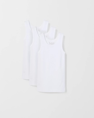 Australian Cotton 3 Pack Younger Boys Vest