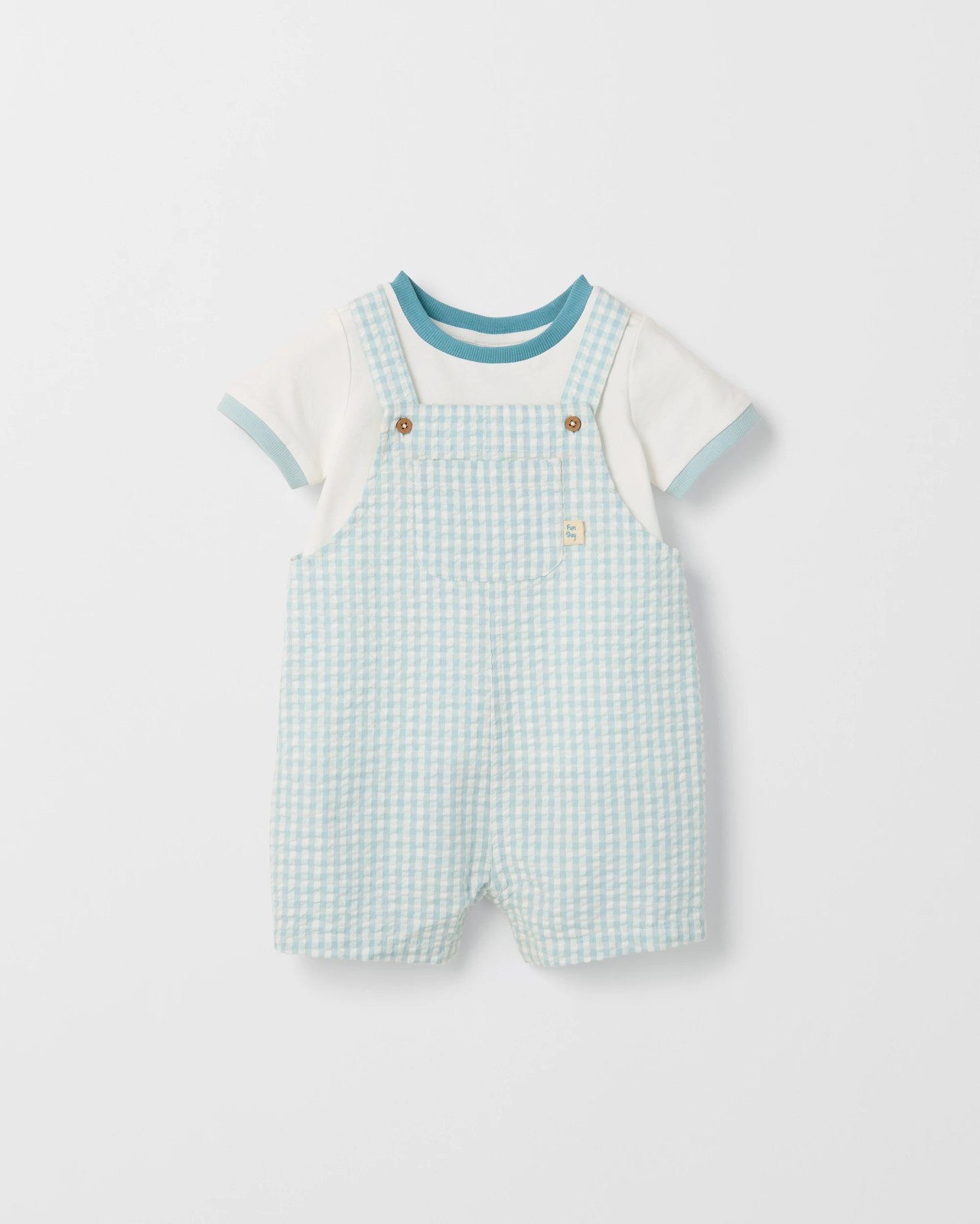 Baby Organic Cotton Shortall Set 4 of 5