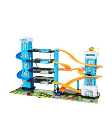 Lights and Sounds Parking Garage Playset