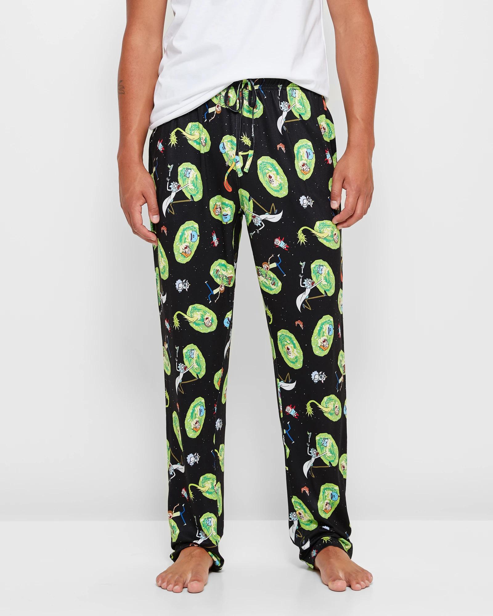 Rick And Morty Pajamas Pants For Men Rick And Morty Pajamas Pants