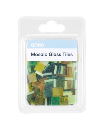Anko Mosaic Glass Tiles - Green