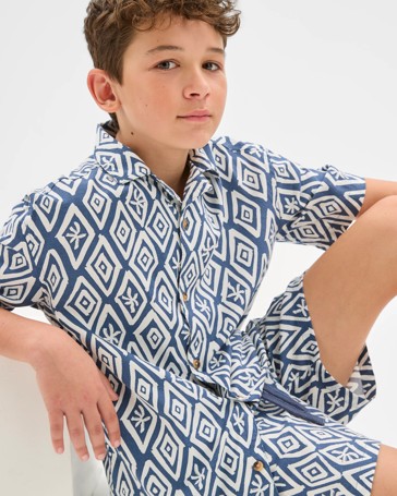 Woven Short Sleeve Shirt