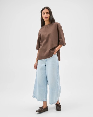 Australian Cotton Blend Oversized T-Shirt