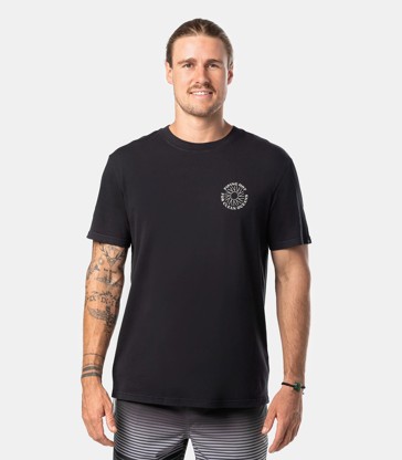 Piping Hot Short Sleeve Tee Keyline - Black