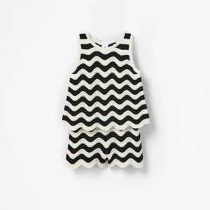 Crochet Tank and Short 2 Piece Set