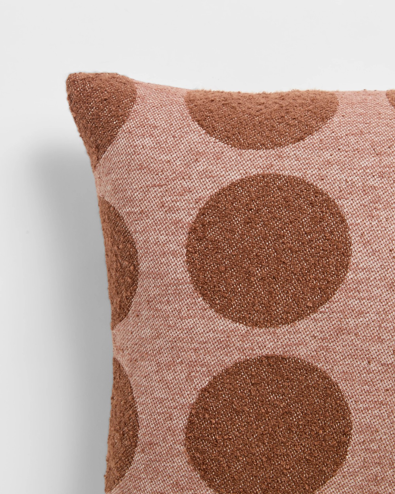 Senna Chenille Polka Dot Cushion - Tiramisu 2 of 2