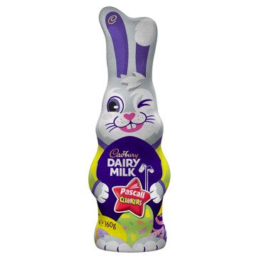 Cadbury Dairy Milk Pascall Clinkers Easter Bunny 160g