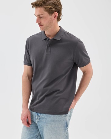 Australian Cotton Pique Polo Top