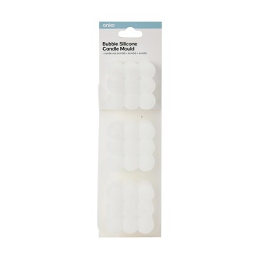 Bubble Silicone Candle Moulds, 3 Pack  - Anko