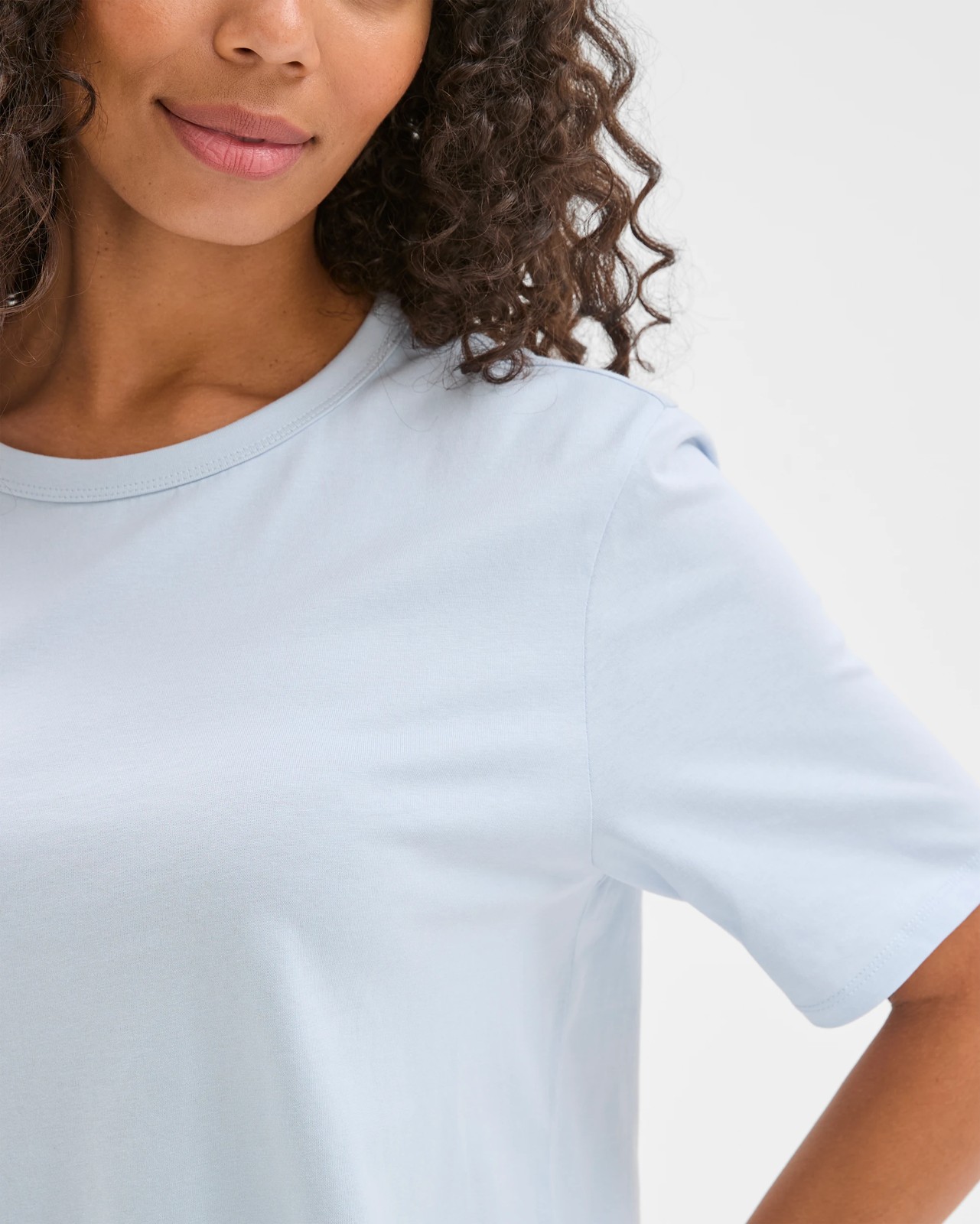 Australian Cotton Sleep Core T-Shirt - Skyway Blue 3 of 6
