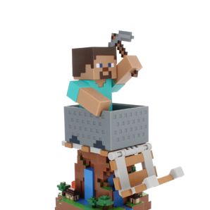 Cable Guys Controller Holder - Minecraft: Steve Cable Guy R.E.S.T product image