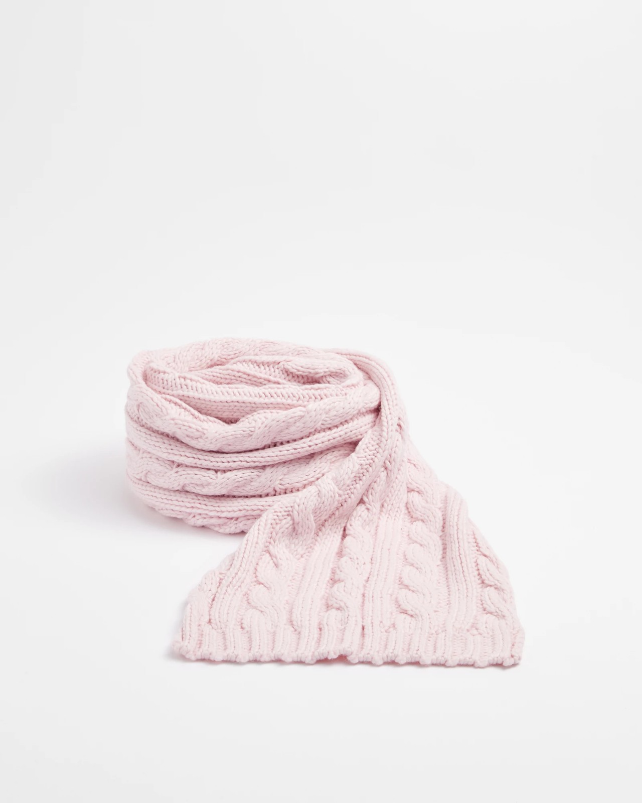 Hollister cable knit fashion scarf