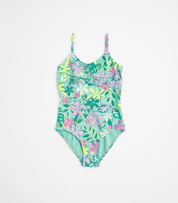 Ruched Front One Piece Recycled Swimsuit