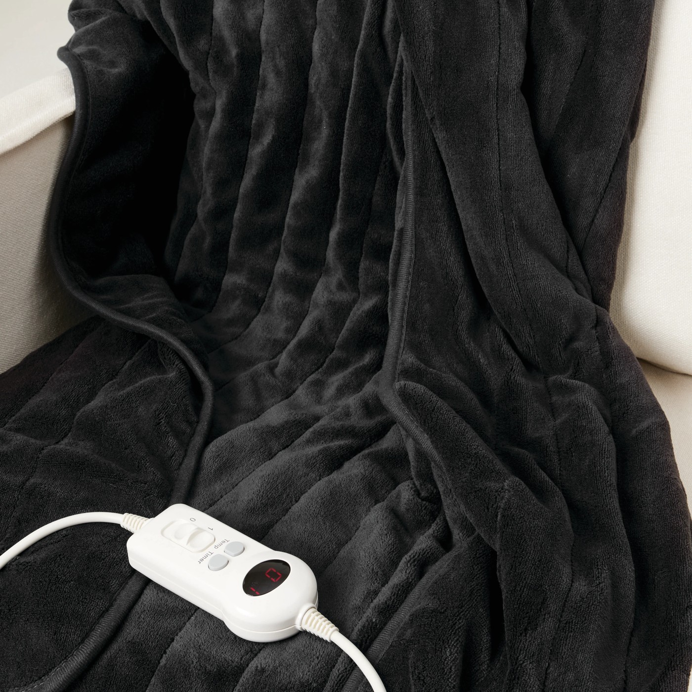 Anko Heated Throw - Grey 2 of 4