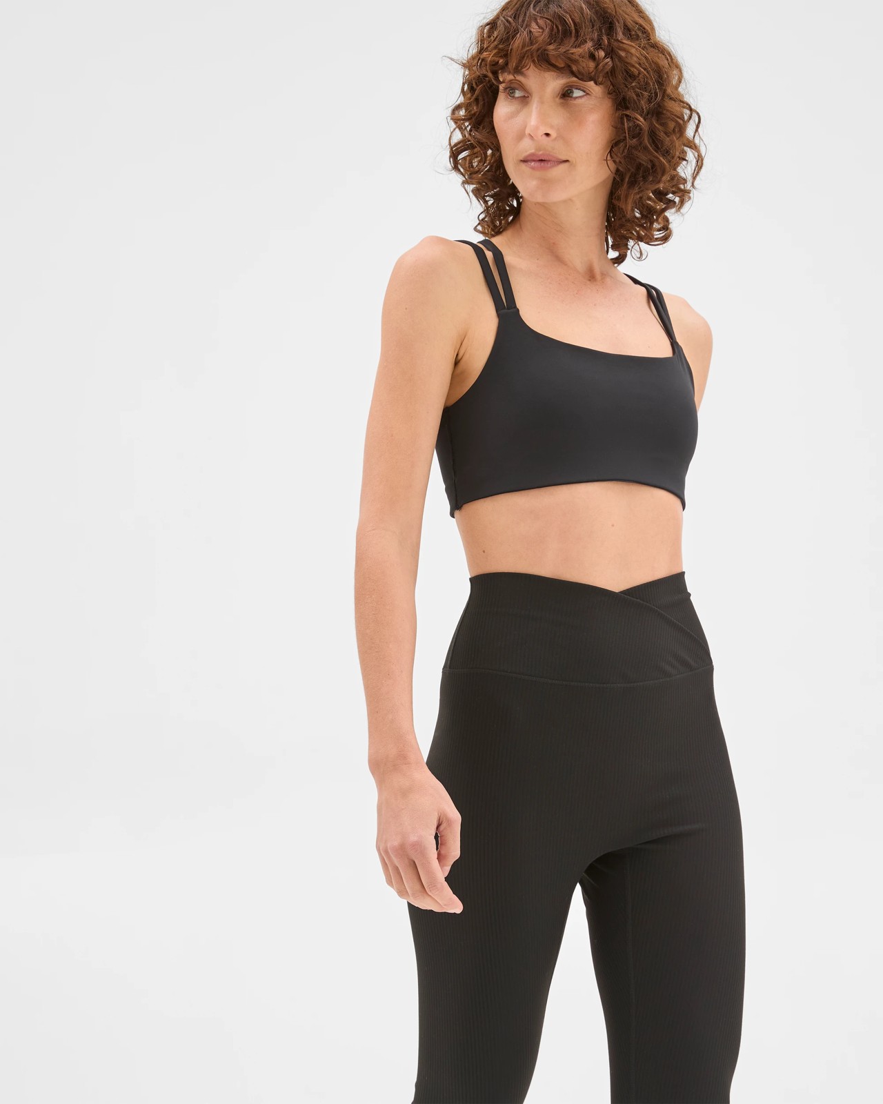 Active Studio Soft Rib Wrap 7/8 Length Tights 3 of 5