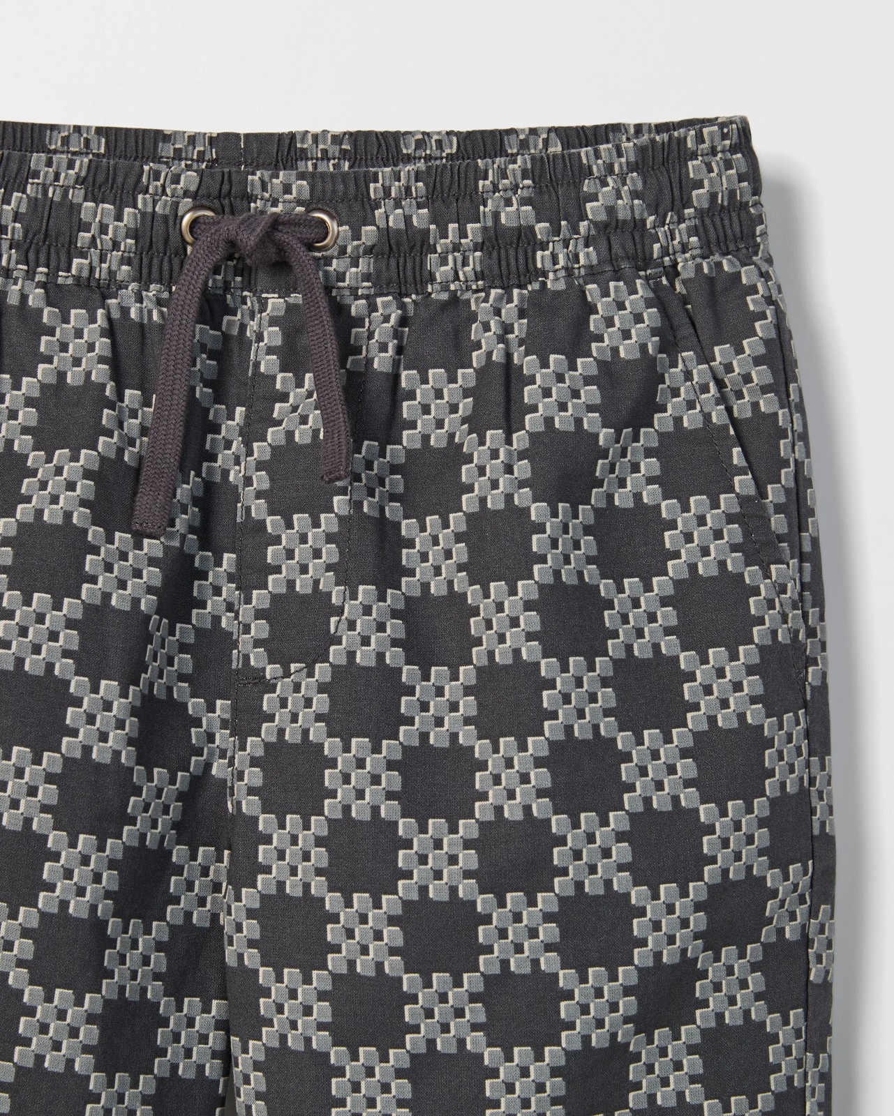 Australian Cotton Printed Shorts - Black 3 of 6
