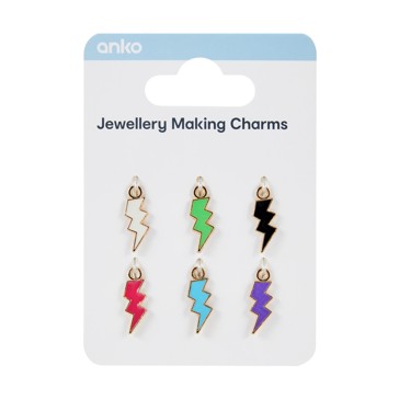 Jewellery Making Charms, Lightning Bolt - Anko