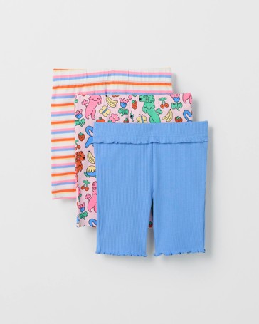 Australian Cotton 3 Pack Bike Shorts