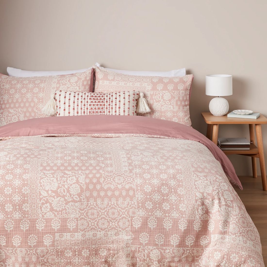 Ellery Tile Textured Quilt Cover Set Target Australia