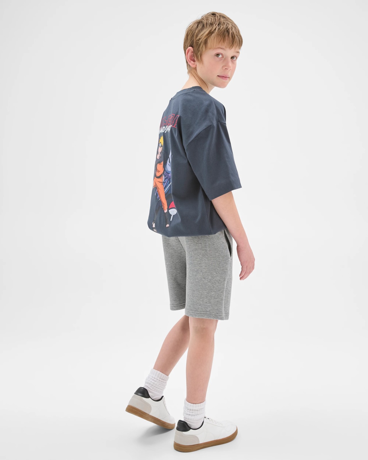Australian Cotton Blend Tech Fleece Shorts - Dark Grey 4 of 6