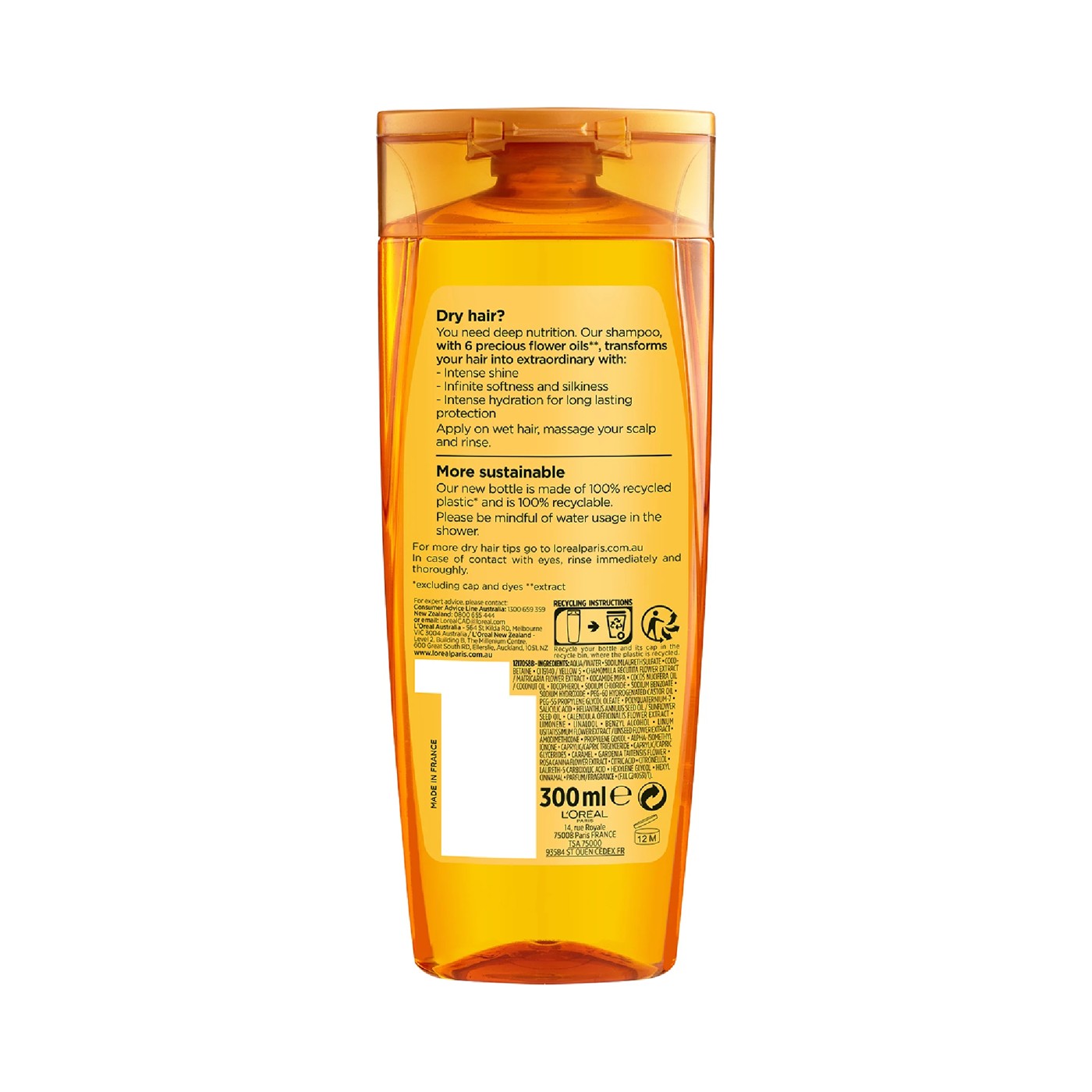 L'Oréal Paris Elvive Extraordinary Oils Shampoo 300mL 5 of 6
