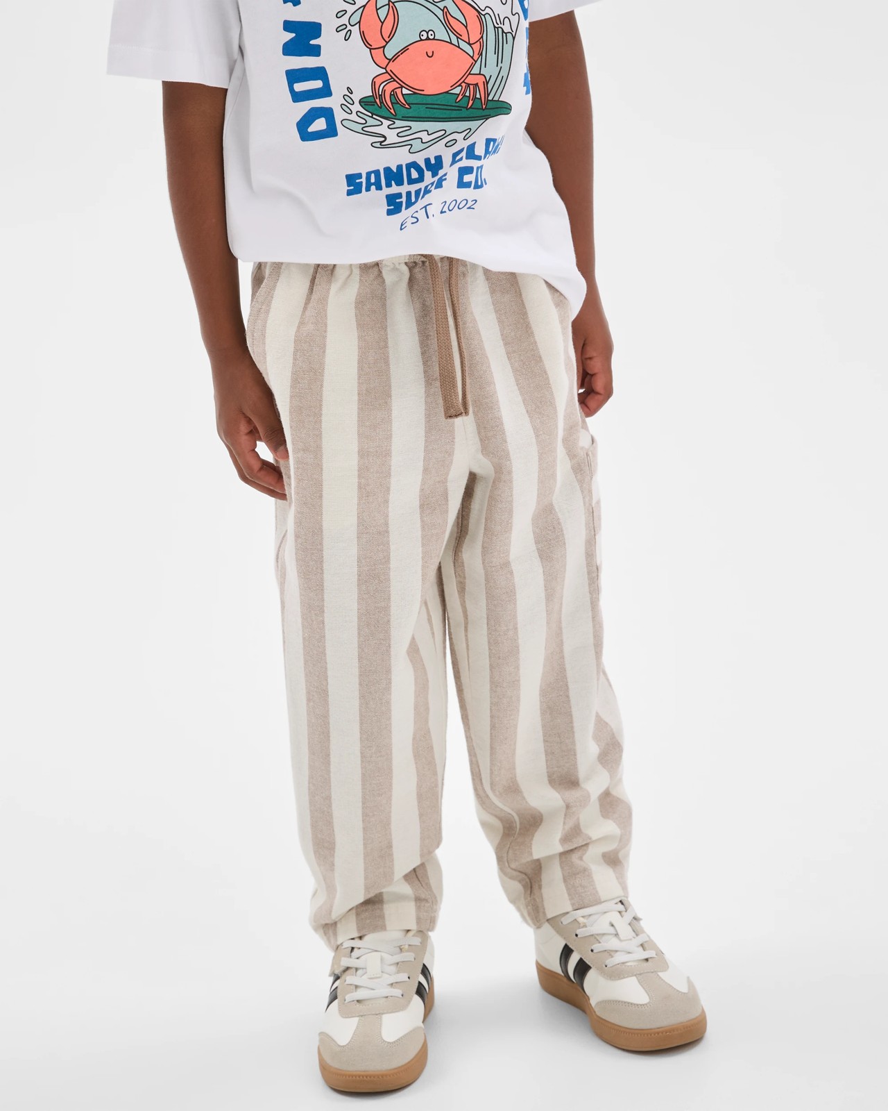 Lightweight Woven Pull-On Pants - Taupe 2 of 6