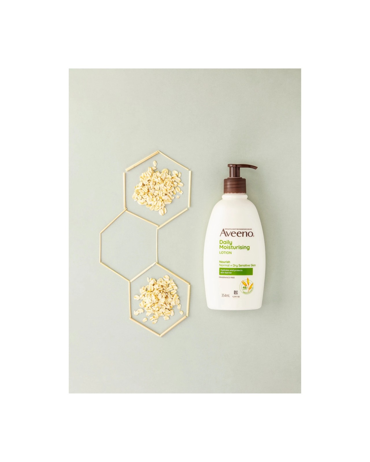 Aveeno Active Naturals Daily Moisturising Body Lotion 354ml - Natural Colloidal Oatmeal 3 of 5