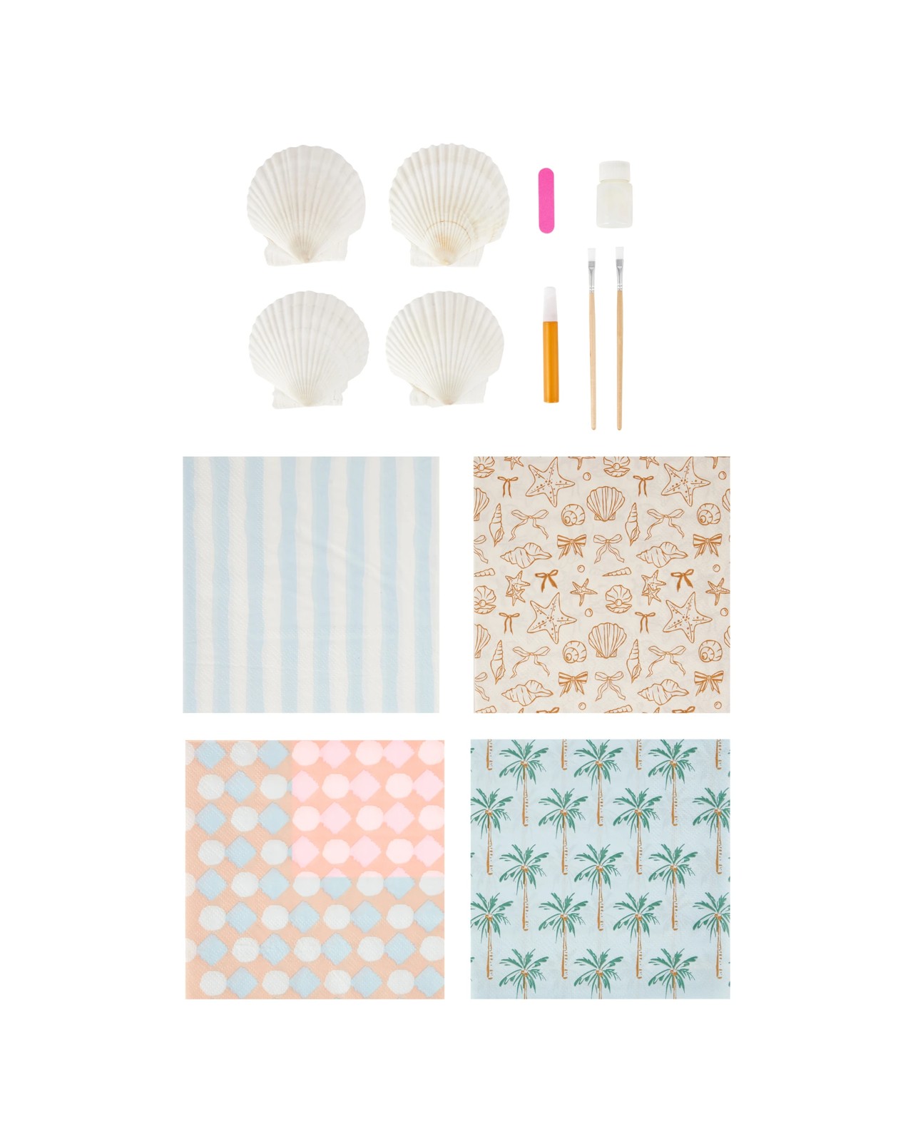 Decoupage Trinket Tray Craft Kit - Anko 2 of 3