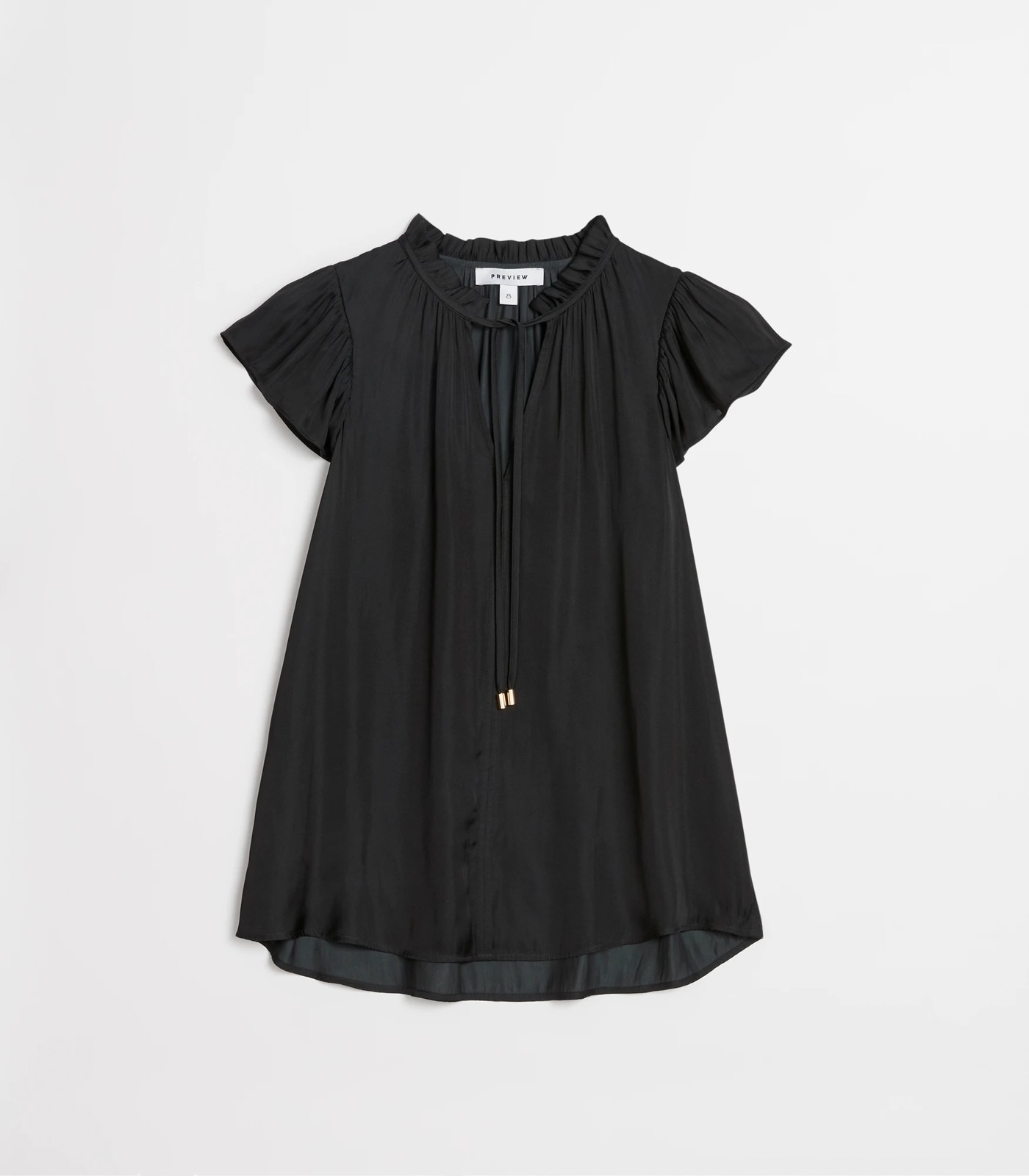 Flutter Sleeve Tie Blouse - Preview | Target Australia