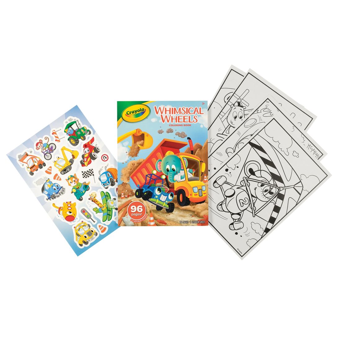 Crayola Whimsical Escapes Adult Coloring Book - 80 Page Relaxing Art Activity With Terry Runyan Designs